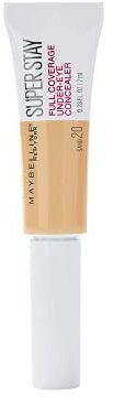 2 x Maybelline Superstay Full Coverage Under-Eye Concealer 6ml - 20 Sand