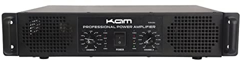 Kam KXR4000 Professional Stereo Power Amplifier - 400W | 2U Rack-Mountable, Ideal for Live Sound and Studio