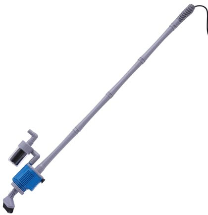 Atnhyruhd Elektrische Mulmsauger Kit Bodenreiniger Aquarium Kiesreiniger Siphon Kit für Wasserwechsel/Entfernung von Detritus/Sandreinigung mit 4-Verlängerungsrohren 28W