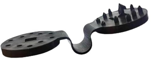 Morsetto di Bloccaggio per Collegamento Stabile Rotondo in Plastica con Clip per Tessuto Ombreggiante per Giardino con Rete Antiuccelli