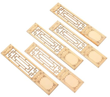 jojofuny Mini Legno Per Finestra e Creativo e Decorativo Per Progetti Fai Da Te e Graffiti Personalizzati