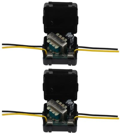 FELTECHELECTR 2 Filtros de Potencia para Coche 12v Aplicables Filtro de Ruido Estéreo de Bucle de Tierra Reductor de Ruido para Amplificador y Equipo de Audio del Vehículo