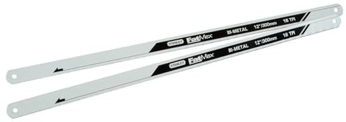 Stanley, FatMax FMHT0-20195 Hojas de Sierra bimetal FatMax 24dpp (pack 2 ud), 24 TPI, Set de 2 Piezas