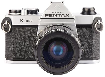 Pentax K1000 Manual Focus SLR Film Camera with Pentax 50mm Lens