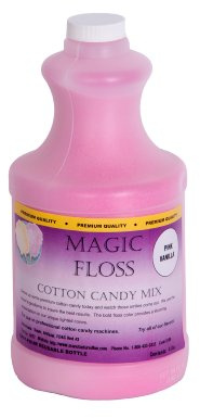 Paragon Magic Cotton Candy Floss, 4-Pound Easy Pour Bottle (Pink Vanilla), (7822)