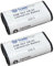 High Capacity Li-Ion Battery 2 x Camera Replaces CRV3 RCR-V3 CR-V3 LB01 lb-01 SBP-1103 SBP-1303 for Pentax ptio 30 33L 33LF 33WR 43WR 230 330GS S30 S40 S50 Nikon Coolpix 700 800 950 990 2100 2200 3200 4100