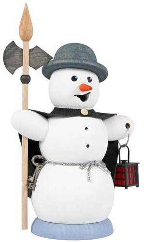 Kuhnert – rökelsefigur – olika snögubbar ca 13 cm – Tillverkad i Tyskland Nachtwächter
