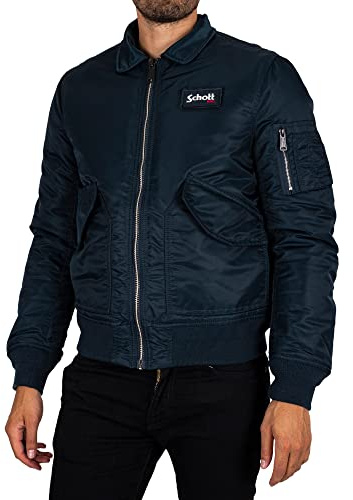 Schott NYC Mixte 210100rs Bombers, NAVY, L EU