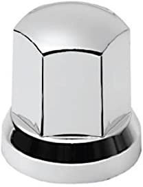 KRAM-TRUCK 100x Tapas de tuercas de rueda largas de plástico para camiones y remolques Ancho de llave 32 mm Resistente a los arañazos para MAN DAF Scania Mercedes Camiones Remolques Chrome