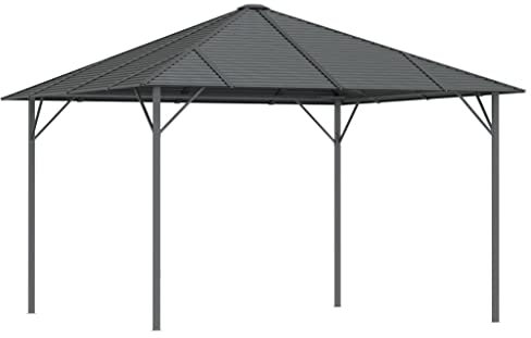 vidaXL Pavillon mit Dach 3x3 m Anthrazit