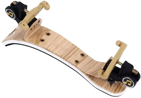Poggiaspalla per Violino Regolabile e Pieghevole per Violino 1/2, Supporto per Spalla Ergonomico con qualità del Suono Migliorata (Colore del legno)