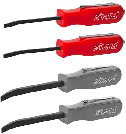 AMM Juego de 4 palancas de bolsillo, mini barra de palanca con parte superior magnética y clip de bolsillo, barra de palanca pequeña de 4.5 pulgadas para oficina en casa, dispositivos de reparación de