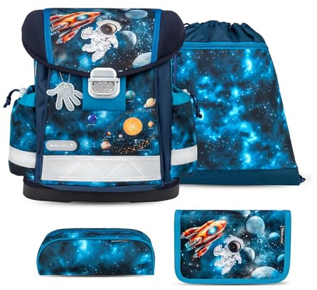 Belmil Classy Schulranzen Set 4 - teilig (403-13/AG/S) (Infinity Space)