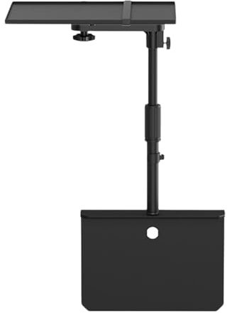 Ronyme Plug in Sofa Bed Projector Stand with Metal Tray Sturdy Universal Projector Holder Mount Base for Home Living Room Tables Side