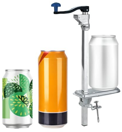 Old Reliable Manual Can South Sutreing Acero Increed Tool ajustable para latas altas con base dura chapada plata 48cm/18.5in