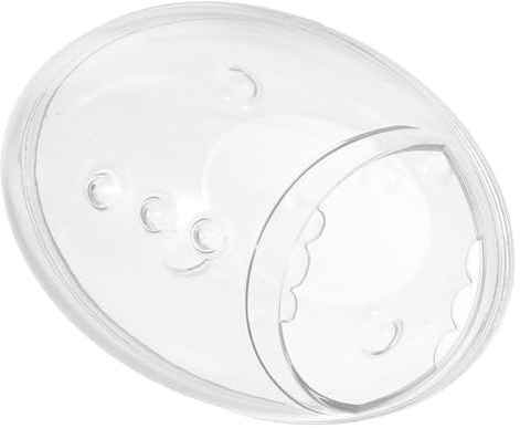 CLISPEED Contenitore per Bagno di Sabbia Trasparente per Criceti Lettiera e Toilette per Piccoli Animali Vasca da Bagno Rimovibile e Sicura per Habitat di Criceti e Roditori