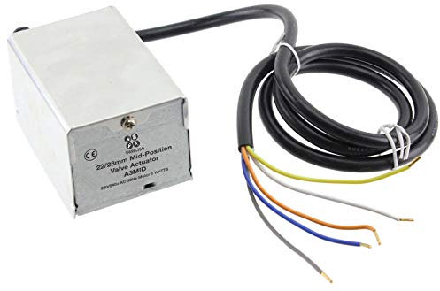 Spares2go 22mm / 28mm Motorised Mid Position 3 Port Valve Actuator for Honeywell V4073 Central Heating/Boiler Systems
