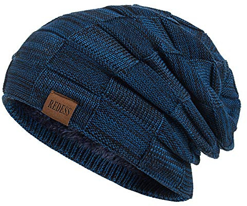 REDESS Beanie Hat per Uomo e Donna Cappelli Invernali Caldi Cappuccio con Teschio Spesso Lavorato a Maglia