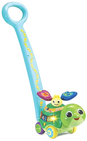 VTech - Tortuga andarina, Juguete de Arrastre para bebés +12 Meses, Ayuda a Caminar - Versión ESP (3480-547622)