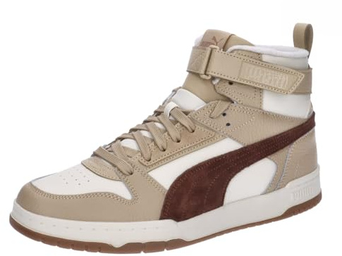 PUMA Unisex Adults RBD Game WTR Sneaker, Alpine Snow-Haute Coffee-PUMA Team Gold, 38 EU