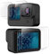 RRICHH Pellicola Protettiva per GoPro Hero 12/11/10/9 Nero,Vetro Temperato Proteggi Schermo Accessori per Fotocamere HD Chiaro per Touchscreen, Lente e Display Frontale, 9 pezzi