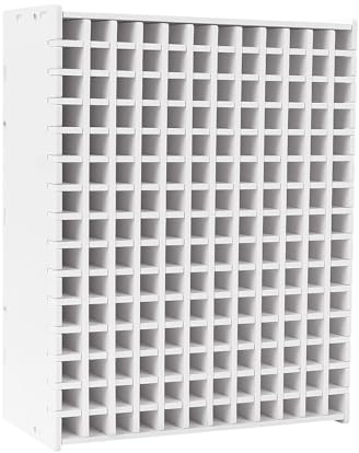 BigKing Porta rotuladores, 27 x 13 x 35 cm, organizador para lápices y rotuladores de PVC, portalápices con 180 compartimentos, organizador fijo, para bolígrafos, lápices artificiales