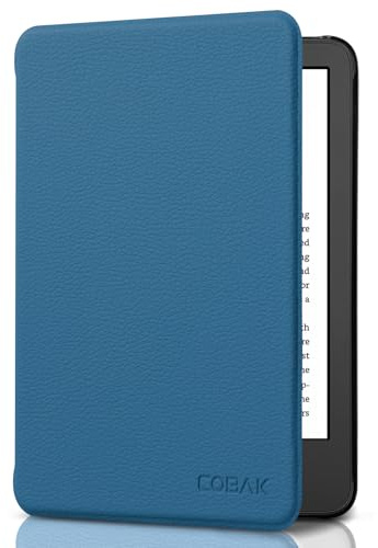 CoBak Coque Étui pour Kindle – 6 Housse de Protection Compatible avec Les appareils Kindle 11e génération (modèle 2022/2024), Smart Cover avec Fonction Veille/Réveil Automatique