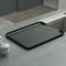 JUNHAO-SHOP Drip Tray, Plastic Sink Side Draining Board, Easy to Clean, 43 x 31 x 1.2 cm, Black