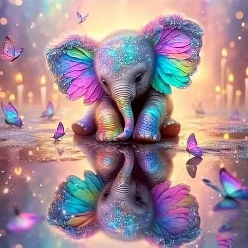XUIIOSOOKP 1 Pcs diamond painting 5d Elefante 30x40cm, Pintura Diamantes | pintura diamantes elefante, kit 5d diamond painting, Pintura diamantes 5D DIY elefante 30x40cm util.