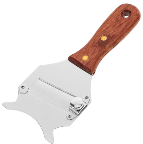 Homoyoyo Râpe à Truffes et Trancheuse à Fromage Manche en Bois Naturel, Lame Acier Inoxydable Tranchante, Coupe Précise et Nette, Usage la Cuisine Maison, Outil Polyvalent pour Fromage,