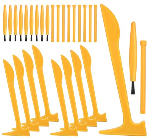 Alasum Set Strumenti di Scavo per in PVC Kit Archeologico Martello Giocattolo Scalpello e Spazzola Ergonomici per Scavi Dinosauri e Attività Educative di Archeologia