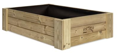 Hortalia Huerto Urbano De Madera en Suelo - Protección Autoclave Nivel IV - Box (L30)