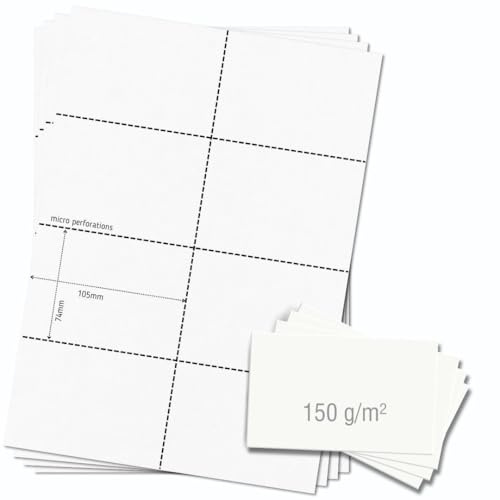 OfficeGear A7 carte (200 cartes) index des dossiers imprimables Cartes de recharge d'étude 74x105mm - 8 cartes/feuille - 25 feuilles Modèle gratuit