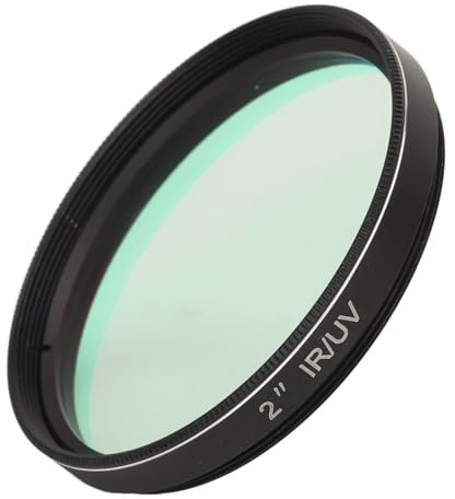 IR-Sperrfilter, 700-nm-Block, Optisches Glas, Aluminiumlegierung, Astronomischer 2-Zoll-UV-IR-Sperrfilter, Klarsicht-Teleskopfilter, mit Aufbewahrungsbox