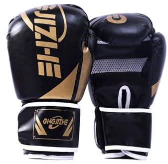 Gants de Boxe pour, Gants de MMA Absorbant Les Chocs – 170,1 g/226,8 g – Gants de Boxe d'entraînement pour Filles et garçons, équipement de Combat et de Kickboxing