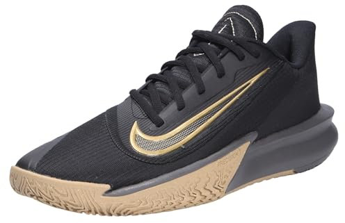 NIKE Herren Precision 7 Sneaker, Black Metallic Gold Parachute, 40 EU