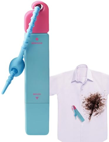 Penna smacchiatore per vestiti, formato da viaggio, per la pulizia immediata delle macchie a doppia estremità, per la pulizia di vestiti, olio, cibo, grasso, attività all'aperto, viaggi, campeggio