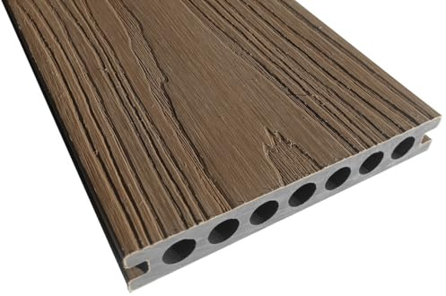 Listone WPC 3D SUPRAM HD co-estruso per pavimentazione decking effetto legno 138x2200mm spessore 22mm (Rovere)