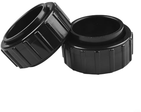 Crabop 2 Pack 2-Inch Salt Cell Union Connector Replacement Kit For Hayward, PVC Turbo Union Nut Tailpiece With O-Ring Gasket