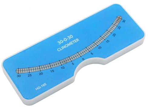 Misuratore di scoliosi 0-30° per diagnosi medica della scoliosi della schiena e della colonna vertebrale in adulti e bambini, facile da trasportare