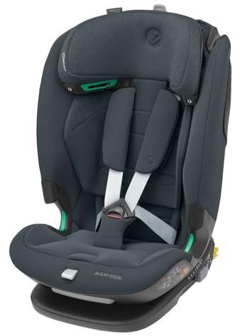Maxi-Cosi Titan Pro² i-size, multi-age ISOFIX Child Car Seat, 15 months - 12 years, G-Cell Side Impact Protection, Easy-in harness, Climaflow, 4 Recline Positions, Authentic Graphite
