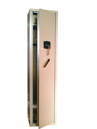 Ironware Waffenschrank 5p.c/Tes. 35x30x145h, Safe, Eisen, Schlüsselkarte, Doppelkartenschloss, Gefärbter Stahl