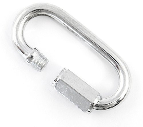 5 x SCHRAUBGLIED Kettenglied Kettenverbinder Karabiner Kette 10mm