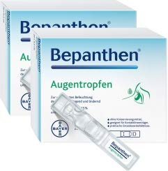 Bepanthen Augentropfen 40x0,5 bei trockenen,geröteten,juckenden oder brennenden Augen Sparset