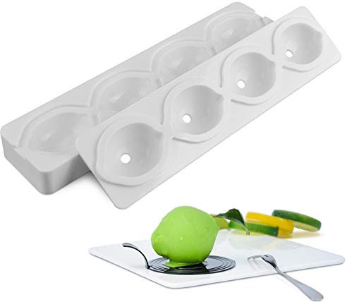 XIZHI Moules en silicone en forme de citron - Outils de décoration de gâteaux - Ustensiles de cuisson à dessert faits à la main