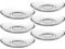 Leonardo Napoli Untertassen 6er Set, spülmaschinengeeignete Glas-Unterteller für Napoli Kaffee- und Latte Macchiato-Gläser 6er Set Ø 14 cm, 024204