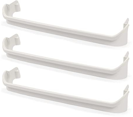 Kojem 2 x 240534901 & 1 x 240534701(Middle) Refrigerator Door Shelf Rack Bar Compatible with Frigidaire Kenmore Refrigerator Door Shelf Retainer Bar Replace for AP3214631 PS734936 948952 AP3214630