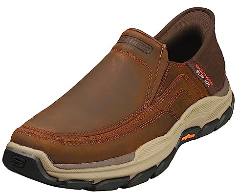 Skechers Men's Sneakers, Brown, 8 UK