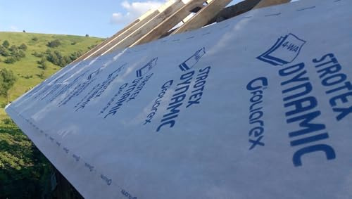 Breathable Roofing Felt Breather Membrane 135 GSM House WRAP Building Tile Felt 1.5 x 50m - 75sqm
