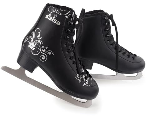 MTP-Racing Schlittschuhe Damen/Mädchen BAUD gefüttert schwarz 39 (39)